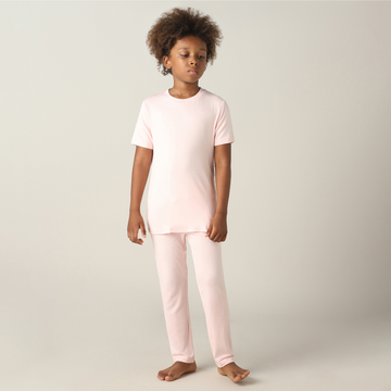 ActiveSoft Bamboo - Premium  Lounging Set For Boys (Rose Quartz)
