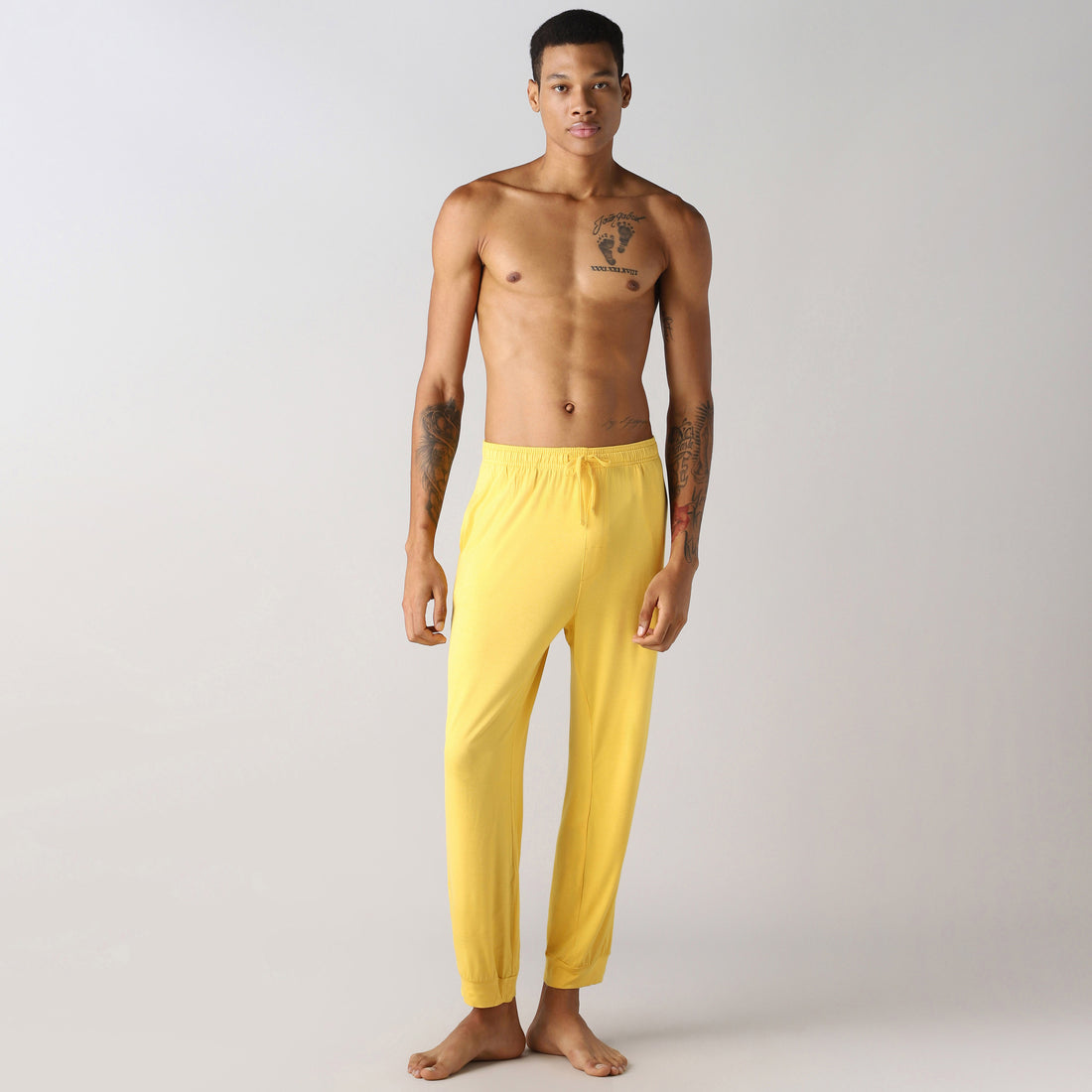 Sweet Spot Premium Lounging or Sleep Pyjama For Men (Mimosa)