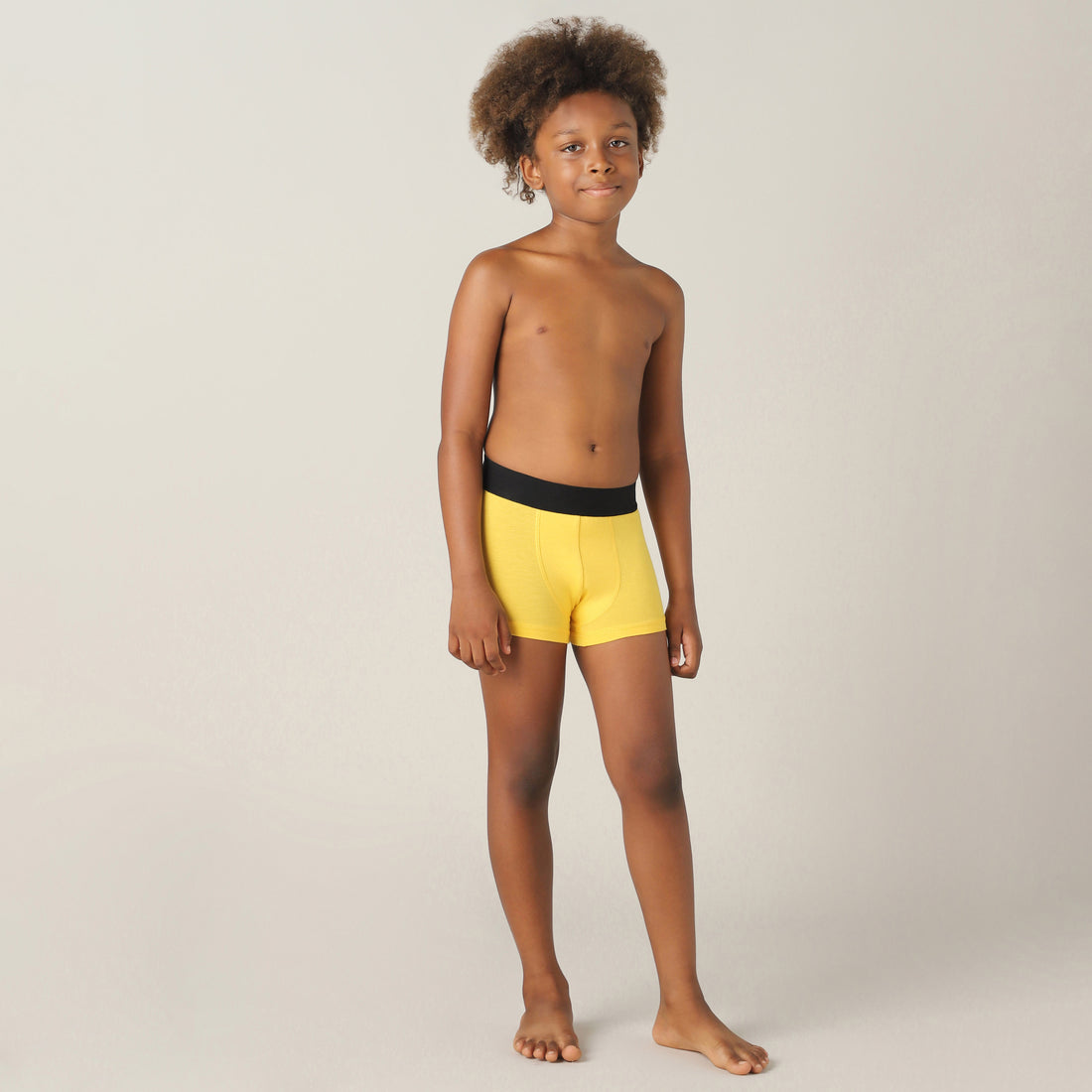 Sweet Spot Regular Fit Solid Trunk for Boys (Mimosa)