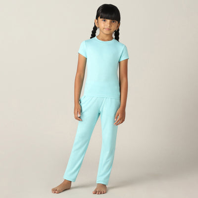 SensiSoft Bamboo - Premium Regular Fit Co-Ord Set (Aqua Sky)