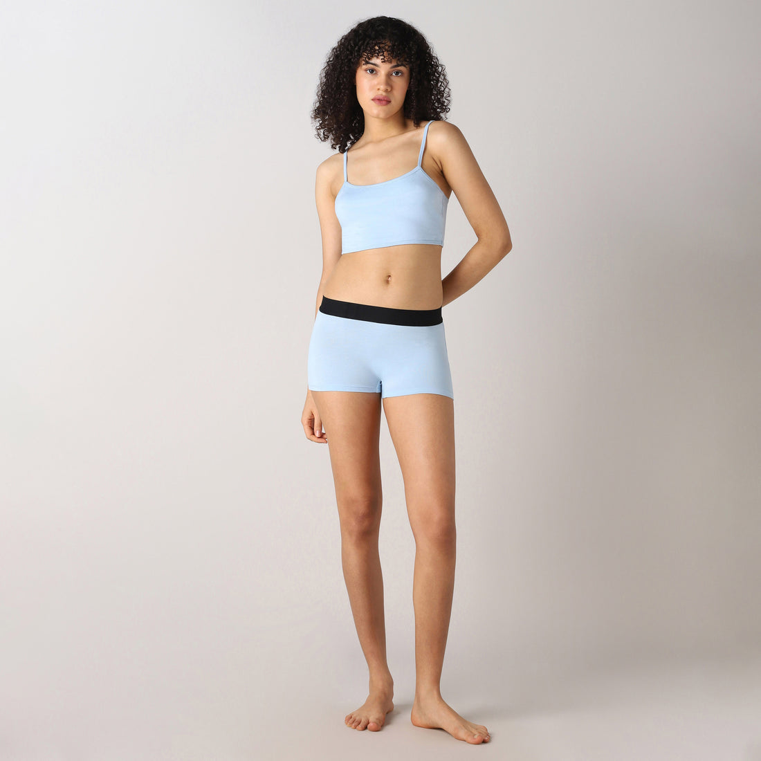 Sweet Spot Women's Boy Shorts Underwear(Cerulean)