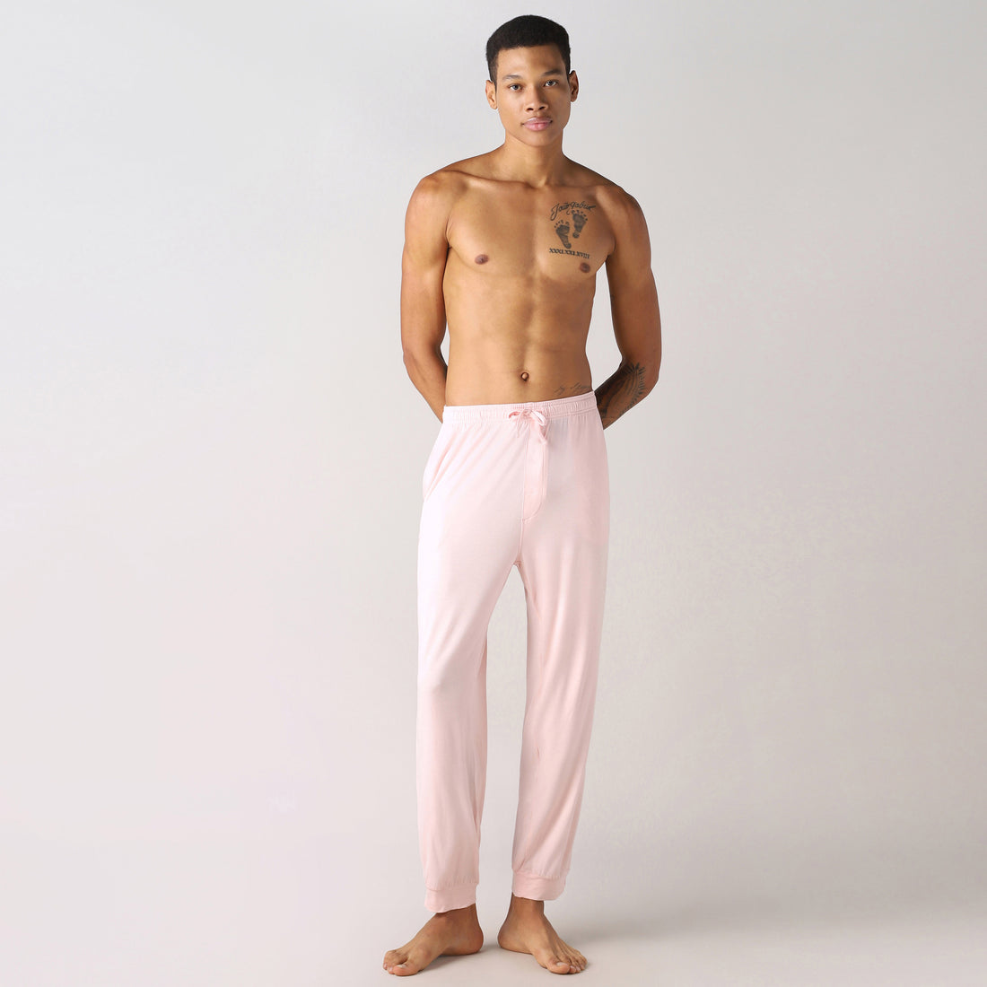 Sweet Spot Premium Lounging or Sleep Pyjama For Men (Rose quartz)