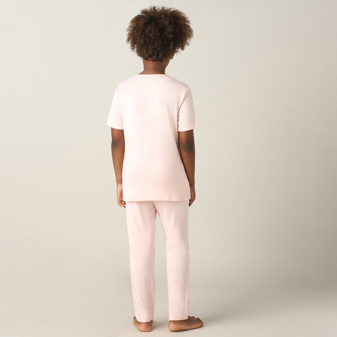 ActiveSoft Bamboo - Premium  Lounging Set For Boys (Rose Quartz)