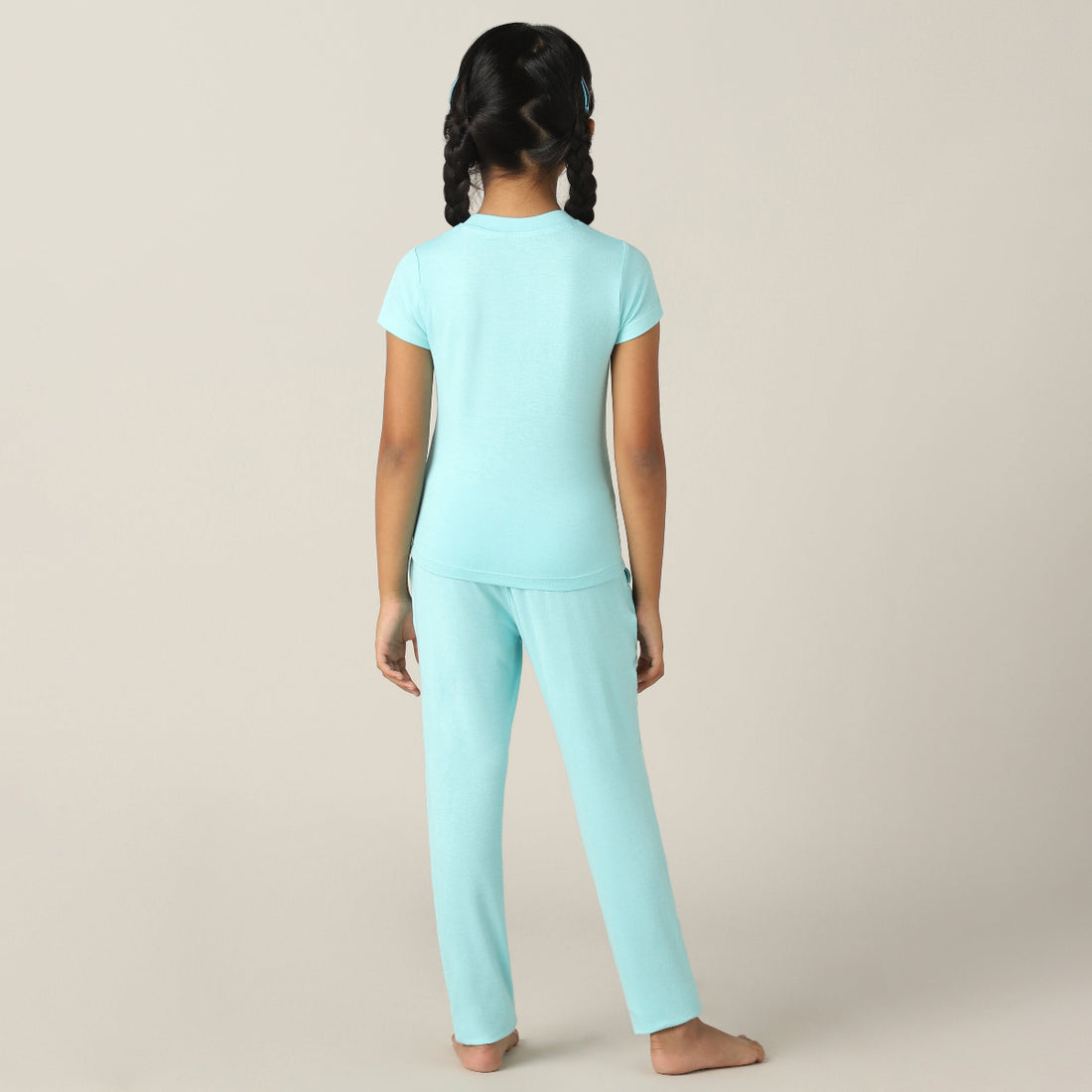 SensiSoft Bamboo - Premium Regular Fit Co-Ord Set (Aqua Sky)