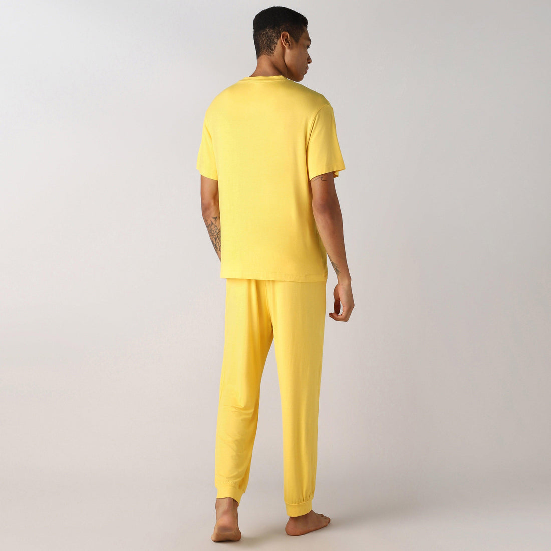 LuxeSoft Bamboo - Ultra-Soft Men's Co-Ord Set (Mimosa)