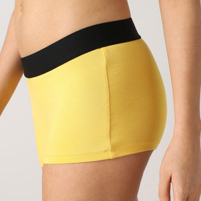 AeroSoft Bamboo - Women's Boy Shorts Underwear(Mimosa)