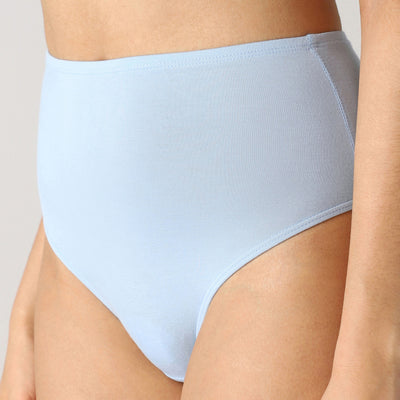 AeroSoft Bamboo - Women's Underwear High Waist (Cerulean)
