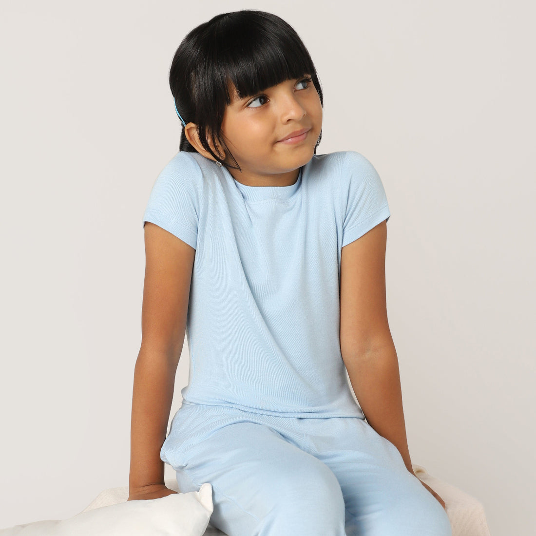 SensiSoft Bamboo - Premium Regular Fit Co-Ord Set (Cerulean)
