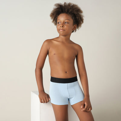 ActiveSoft Bamboo - Regular Fit Solid Trunk for Boys (Cerulean)