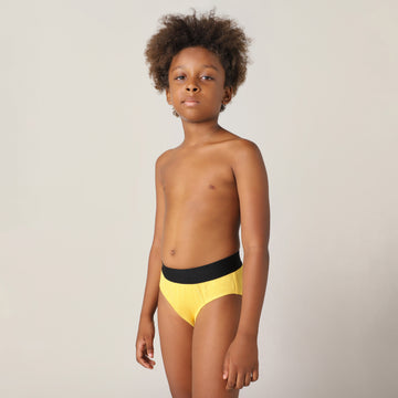 Sweet Spot Regular Fit Solid Brief for Boys (Mimosa)