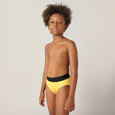 ActiveSoft Bamboo - Regular Fit Solid Brief for Boys (Mimosa)