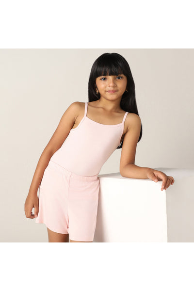 SensiSoft Bamboo - Bamboo Camisole for Girls(Rose Quartz)
