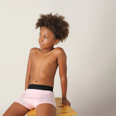ActiveSoft Bamboo - Regular Fit Solid Trunk for Boys (Rose Quartz)